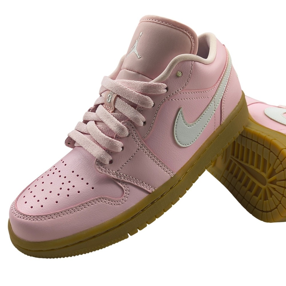 Nike Air Jordan 1 Low Arctic Pink White Gum Womens 6.5 DC0774-601 Sneakers